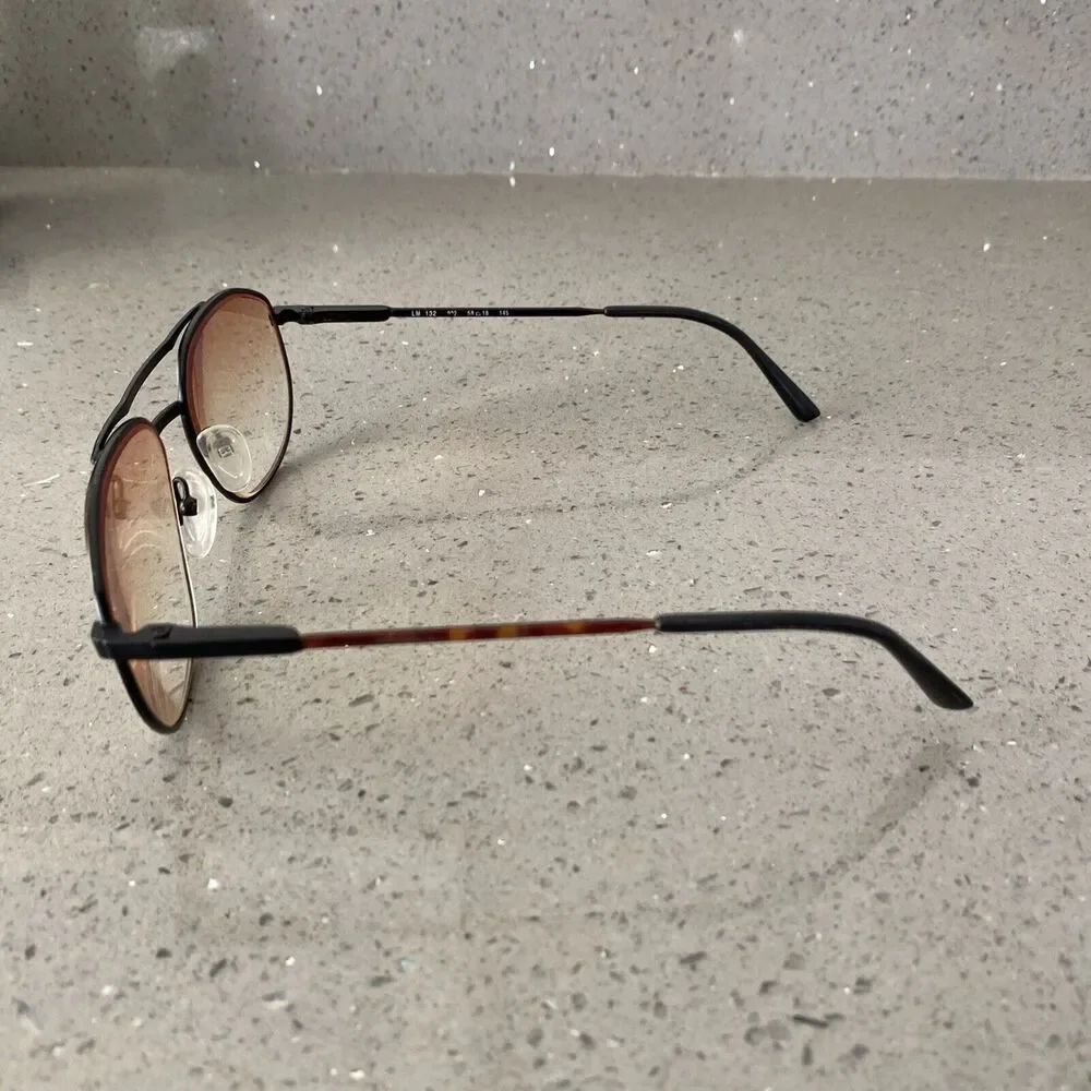 LOGO PARIS LM 132 002 AVIATOR Eyeglasses Eyewear FRAMES ONLY 58-18-145 France